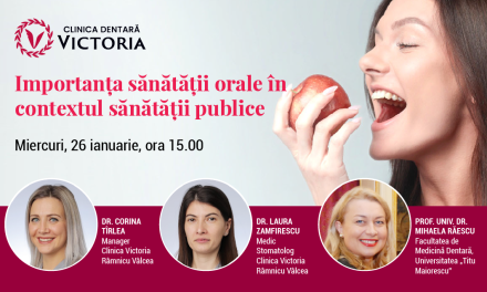 Dezbatere dedicată comunității locale din Râmnicu Vâlcea, pe tema importanței sănătății orale în contextul sănătății publice