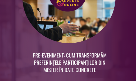 Pre-Eveniment: Cum transformăm preferințele participanților din mister în date concrete