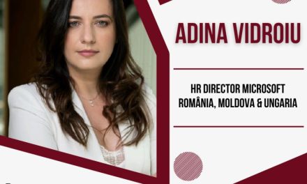 Adina Vidroiu, HR Director Microsoft România: Sunt onorată să devin Brand Ambassador al comunității OSC-GlobalHRManager